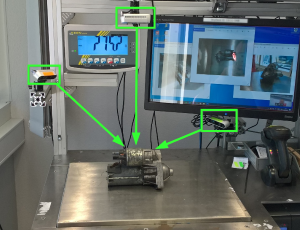 Prototypischer Arbeitsplatz mit Sensorik-Ausstattung im EIBA-Projekt Prototypischer Arbeitsplatz mit Sensorik-Ausstattung im EIBA-Projekt